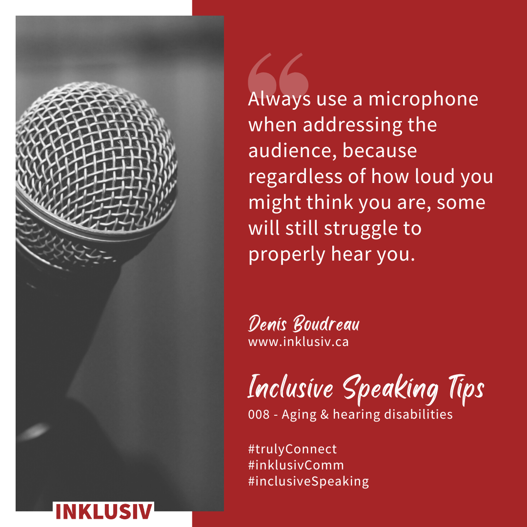 Inclusive Speaking Tip #008 - Inklusiv Communication