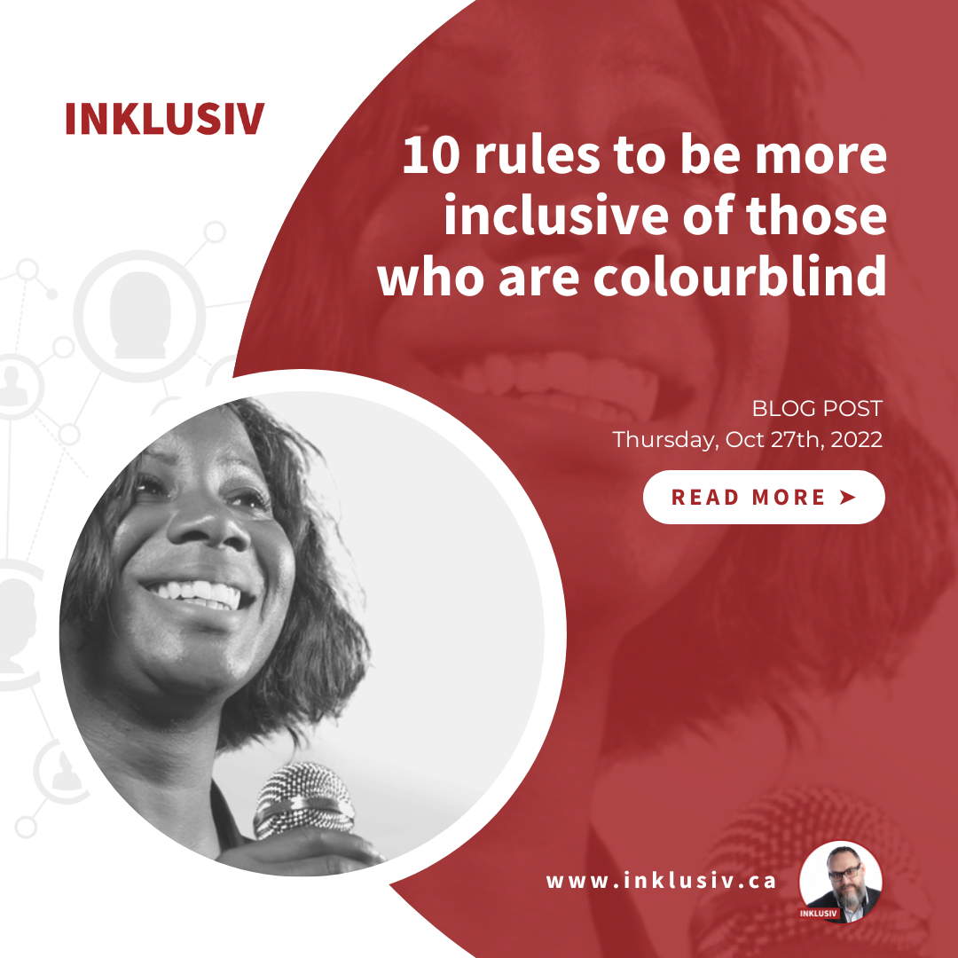 Ten rules to be more inclusive of those who are colourblind