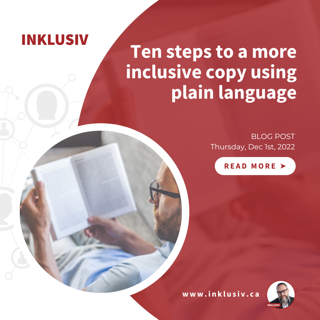 Ten steps to a more inclusive copy using plain language