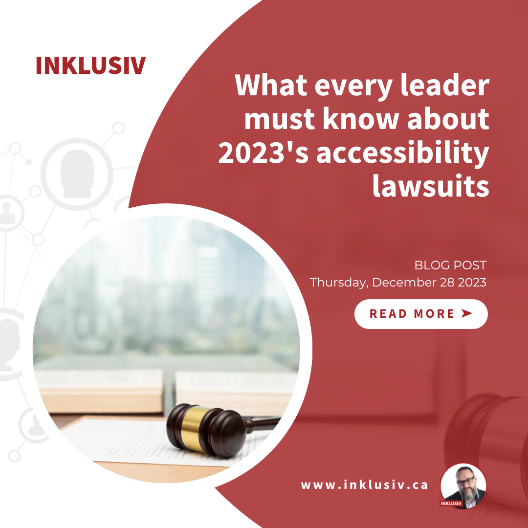 What every leader must know about 2023's accessibility lawsuits. December 28th, 2023.