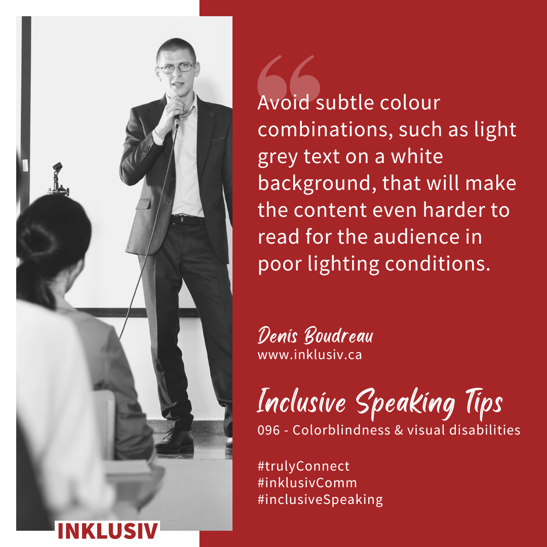 Inclusive Speaking Tip #096 - Inklusiv Communication