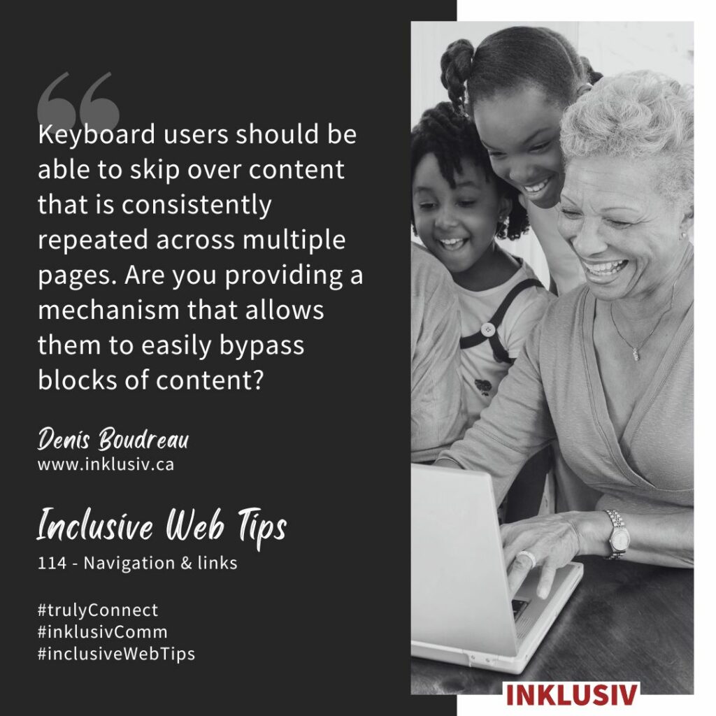 Inclusive Web Tip #114